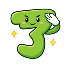 Cute Kanji Stickers - One Character