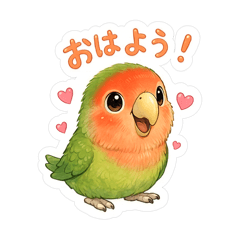 Lovebird stickers