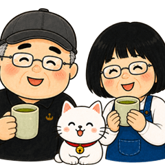 Kokkun & Noriko Hakata Stickers