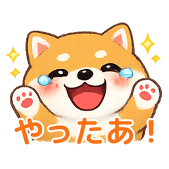 Shiba & White Cat Daily Stickers