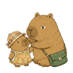 Busy Capybara Mom 2