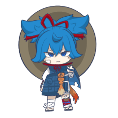 Sayo and outing sticker