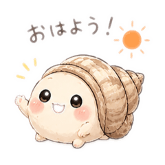 Cute and Cool Whelk Sticker