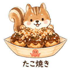 Cute Animal Food Menu Stickers 2