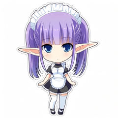 Elf maid Lala's daily stamp