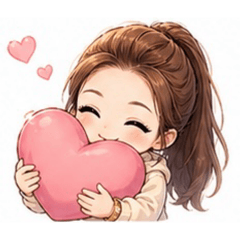 Q版可愛女娃娃
