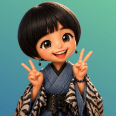 kimono girl kohaku2