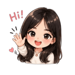 甜甜系女孩日常用語貼圖♡