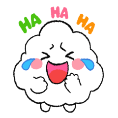 Rainbow Puffy Cloud