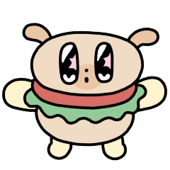 The hambugger dog
