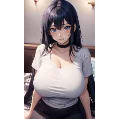 藍髮健身女孩2寫真