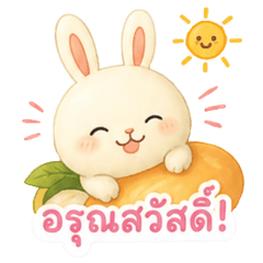 Fluffy Bunny: Cute & Daily Expressions