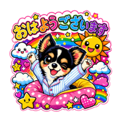吉娃娃×蝴蝶犬 Rey醬的療癒日常貼圖