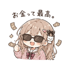 Kawaii - Girl Daily Stickers4