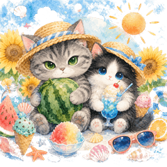 Mee & Mister Summer Stickers