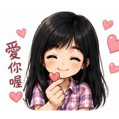 “Sweet Chibi Mood Stickers”