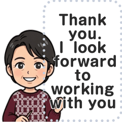 Greetings in crochet fashion