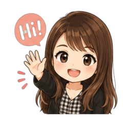Q版溫柔系女孩貼圖