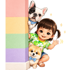 Dalar, Choke & Champ Cute Daily Stickers
