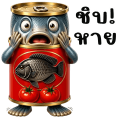ปลากระป๋องคางดำ (บิ๊กสติกเกอร์)