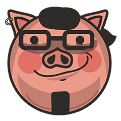 Funny pig pig life