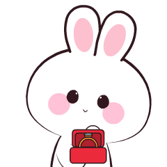 Kawaii Rabbit 4 : Effect stickers