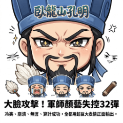 臥龍山孔明：大臉攻擊！軍師顏藝失控32彈