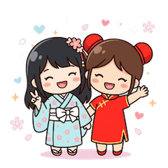 japanesegirl&chinesegirl3