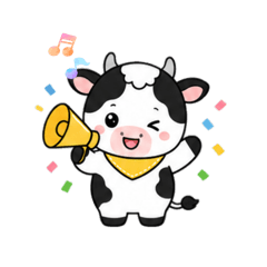 Cows stamp by ushiko