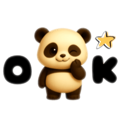Chubby Panda Daily Stamps