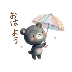 Soft Pastel Sumikuma   Sticker