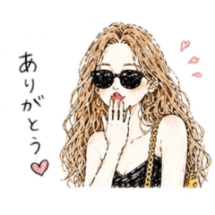 TOKYO girlStylish Girl Daily Stickers