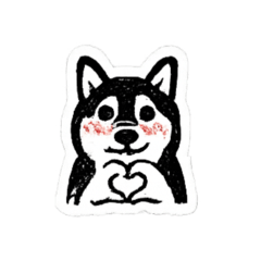 黑柴Dobby塗鴉
