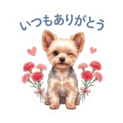 Yorkie Mother's Day Stamp