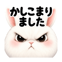 White Bunny Polite Pressure