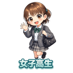 JK Girl Daily Stickers