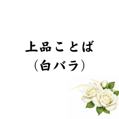 Elegant Phrases (White Rose)