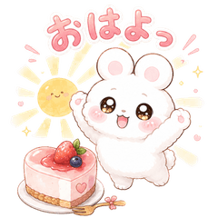 Sweets A rabbit as soft as mochi