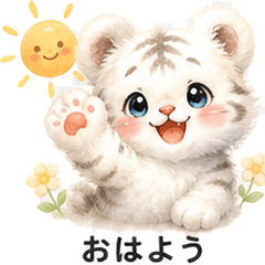 White Tiger Cub: Daily Life