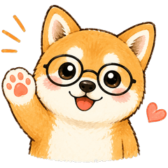 Shiba Inu Care & Check-in Stickers