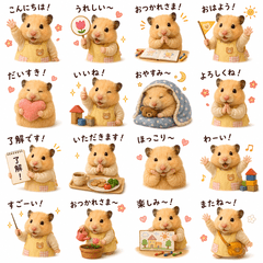 Reru the Kindergarten Teacher Hamster