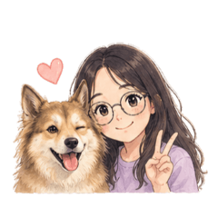 Sukanya & A dog named Tiger