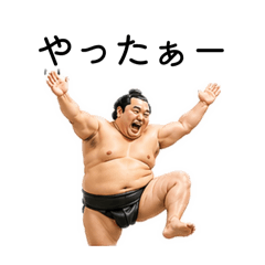 He is a sumo wrestler