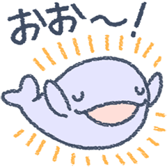 Doodle-Style Pastel Whale 1