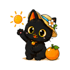 Black Cat Mikan Summer Vacation