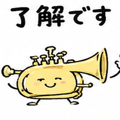 Funny Music Instrument Stickers