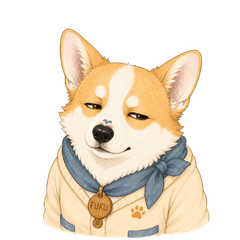 The daily life of our mascot dog, "Fuku"