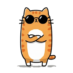 The Chubby Orange Tabby: Message Edition