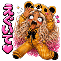 Tankuma: Crazy Gyaru Stickers