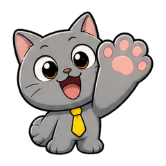 Big Paw Office Cat